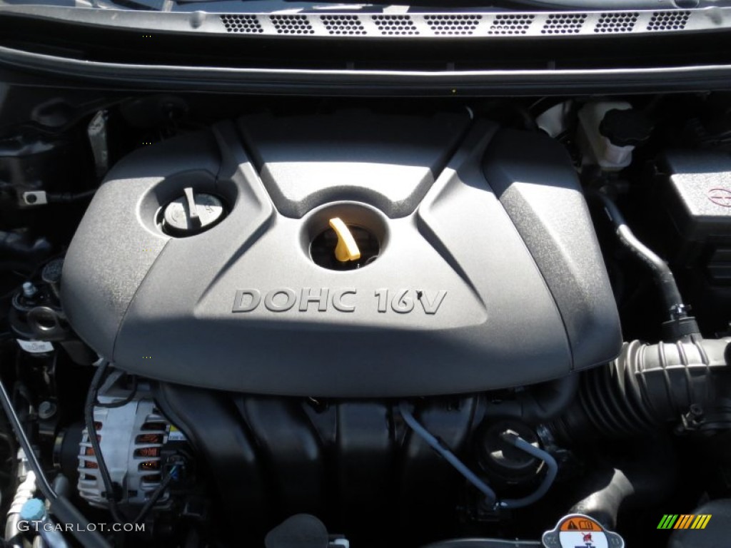 2013 Elantra Coupe SE - Black Noir Pearl / Gray photo #15