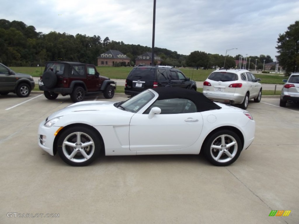 2008 Sky Roadster - Polar White / Black photo #5