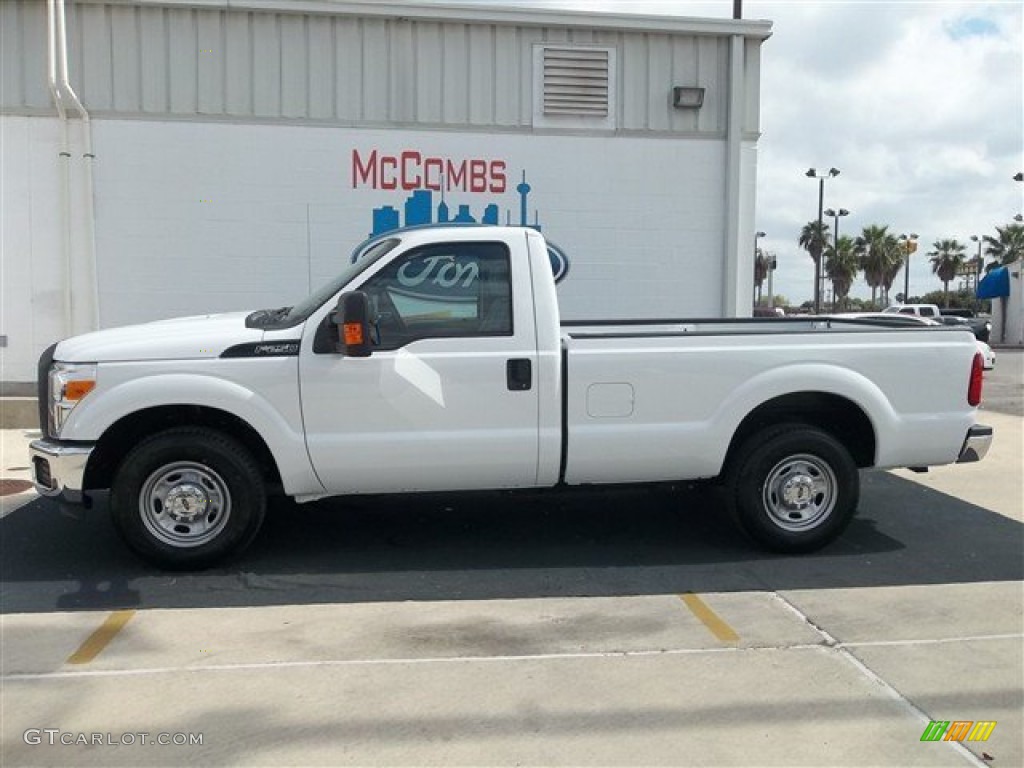 2012 F250 Super Duty XL Regular Cab - Oxford White / Steel photo #2