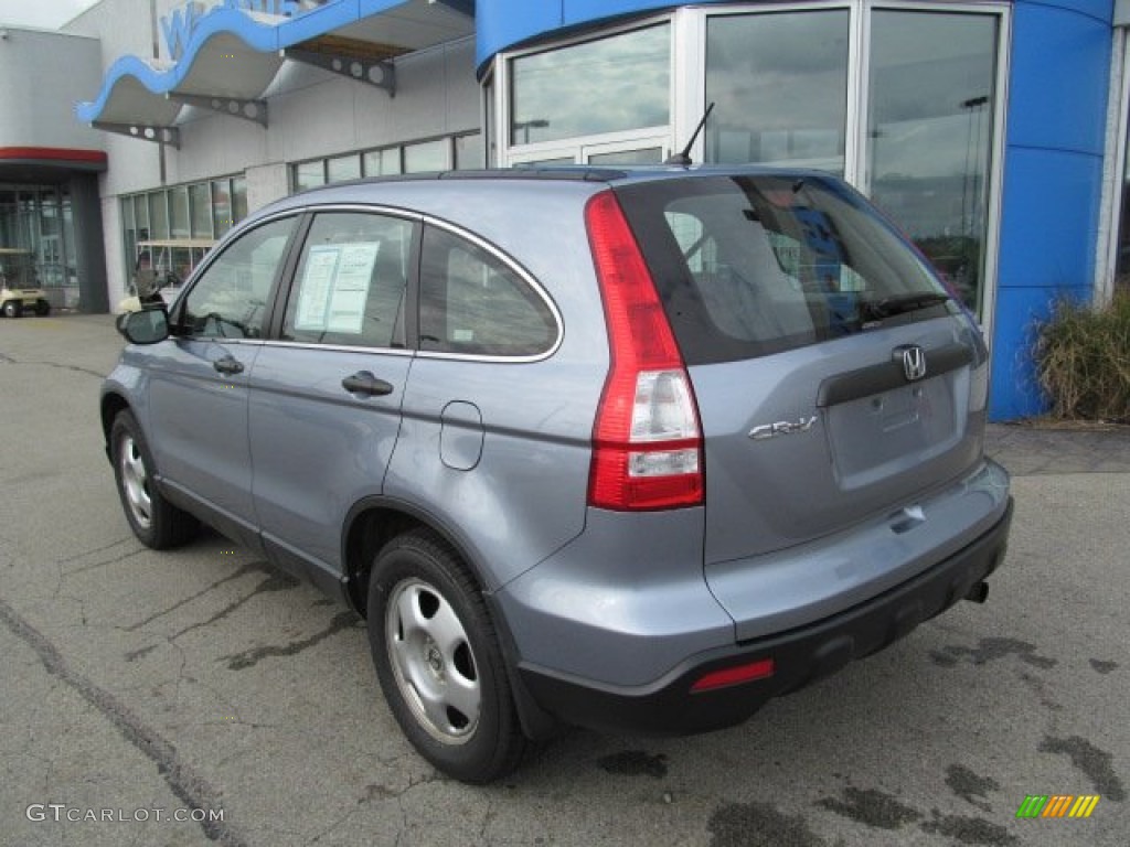 2008 CR-V LX 4WD - Glacier Blue Metallic / Gray photo #4