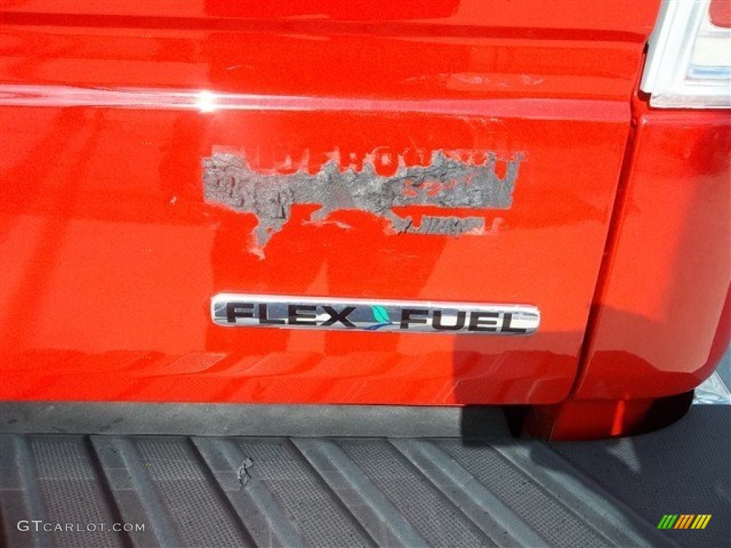 2012 F150 XLT SuperCrew 4x4 - Race Red / Steel Gray photo #10