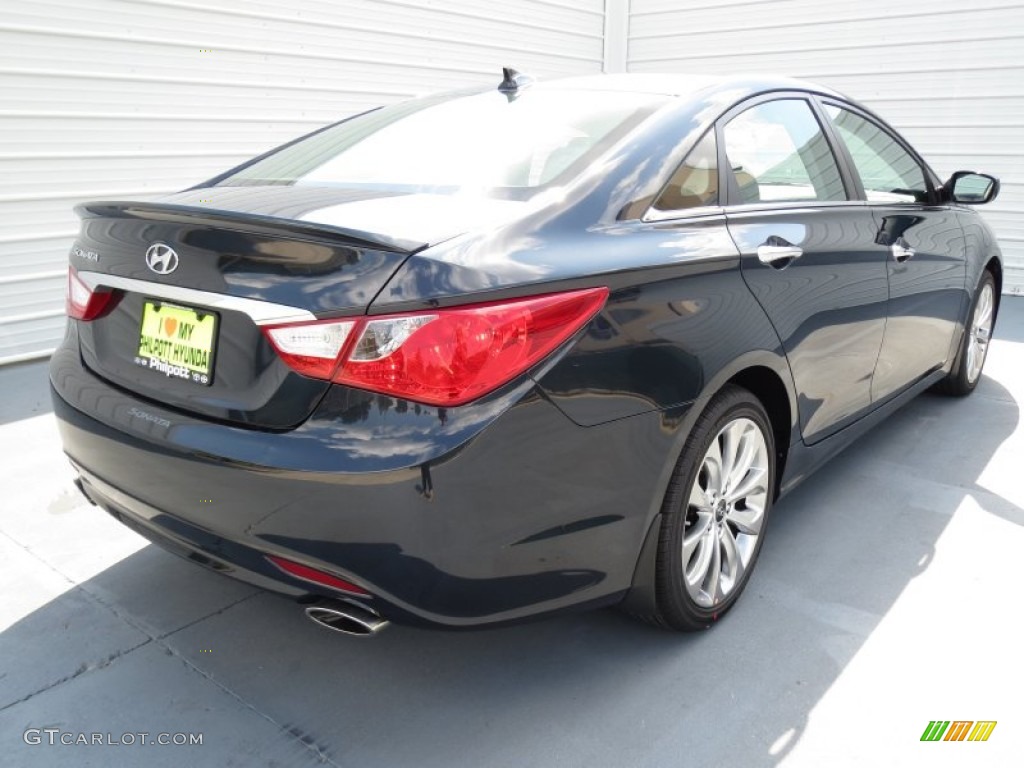 2013 Sonata SE - Pacific Blue Pearl / Gray photo #3