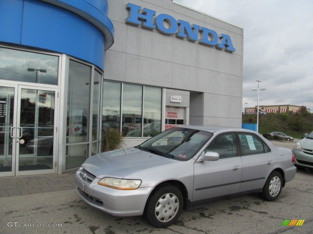 2000 Accord LX Sedan - Satin Silver Metallic / Quartz photo #1