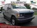 Silver Metallic 2001 Ford E Series Van E350 Super Duty Passenger Extended