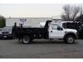 Oxford White - F550 Super Duty XL SuperCab Chassis 4x4 Dump Truck Photo No. 13