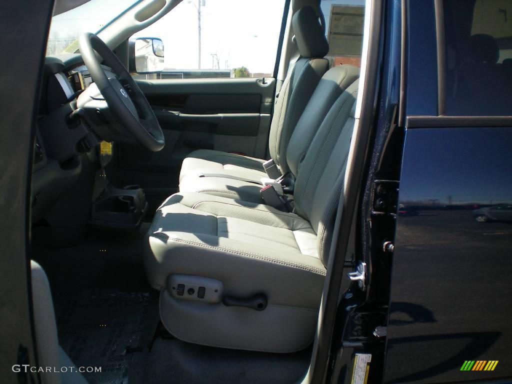 2009 Ram 3500 Laramie Quad Cab 4x4 Dually - Patriot Blue Pearl / Medium Slate Gray photo #23