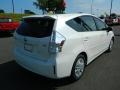 2012 Blizzard White Pearl Toyota Prius v Three Hybrid  photo #3