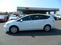 2012 Blizzard White Pearl Toyota Prius v Three Hybrid  photo #6