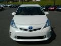 2012 Blizzard White Pearl Toyota Prius v Three Hybrid  photo #8