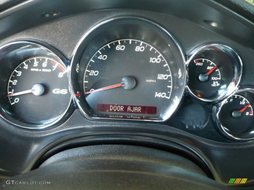 2010 Pontiac G6 Sedan Gauges Photo #72007209