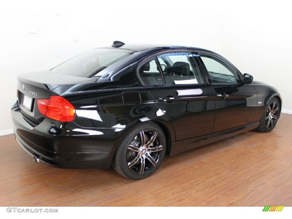 2011 3 Series 335d Sedan - Jet Black / Black photo #4