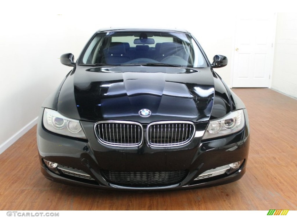 2011 3 Series 335d Sedan - Jet Black / Black photo #8
