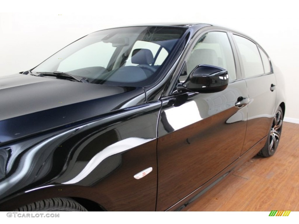 2011 3 Series 335d Sedan - Jet Black / Black photo #10