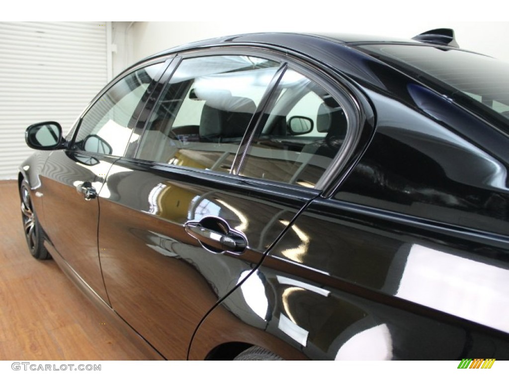 2011 3 Series 335d Sedan - Jet Black / Black photo #11
