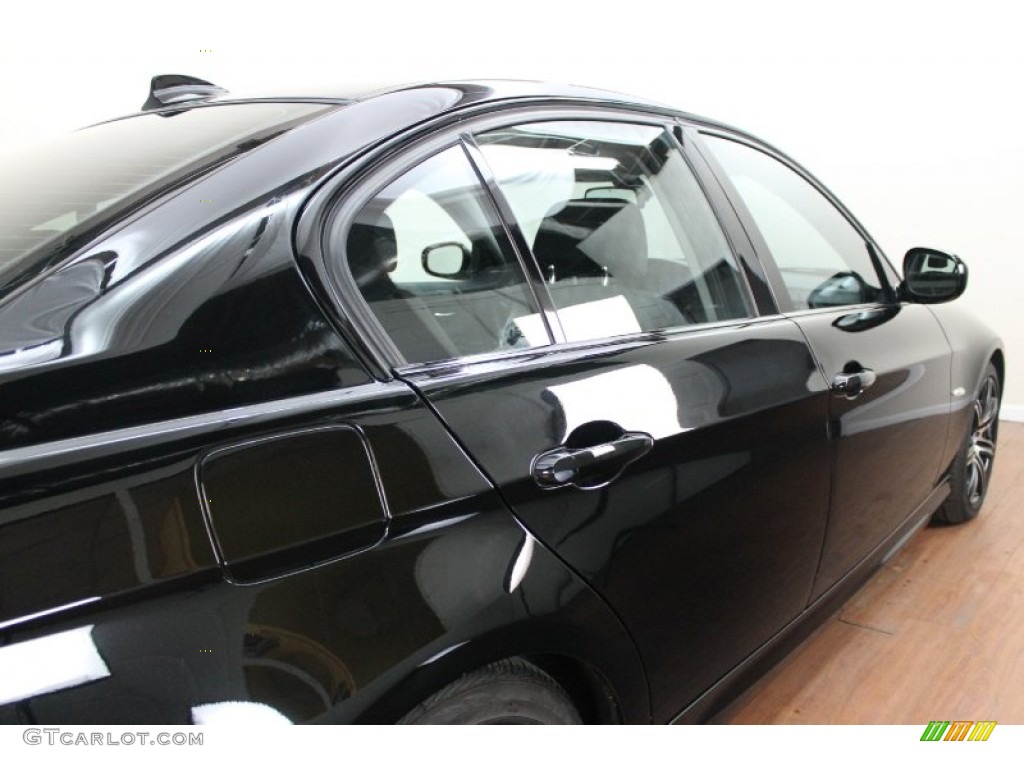 2011 3 Series 335d Sedan - Jet Black / Black photo #12