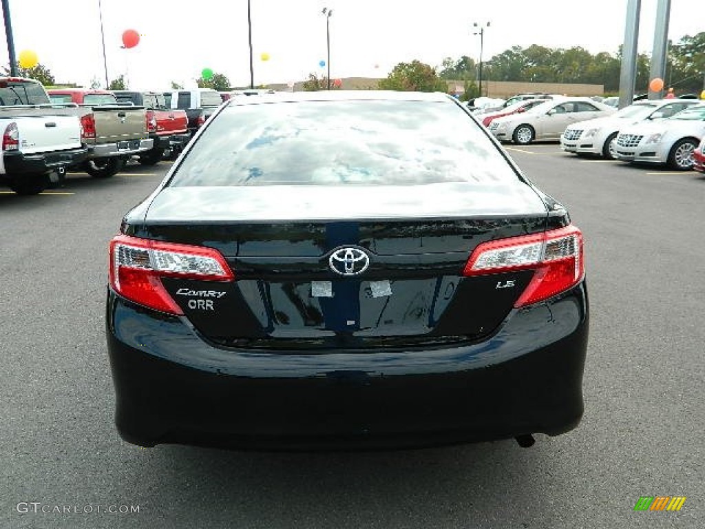 2012 Camry LE - Attitude Black Metallic / Ivory photo #4