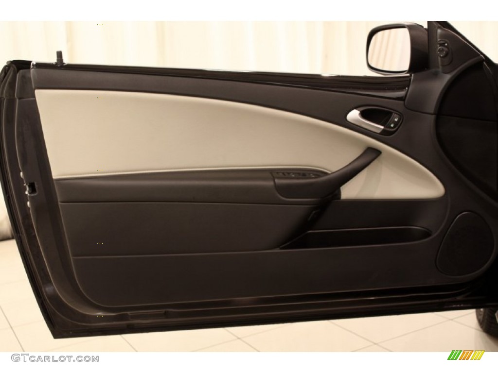 2010 Saab 9-3 Aero Convertible Black Door Panel Photo #72009792