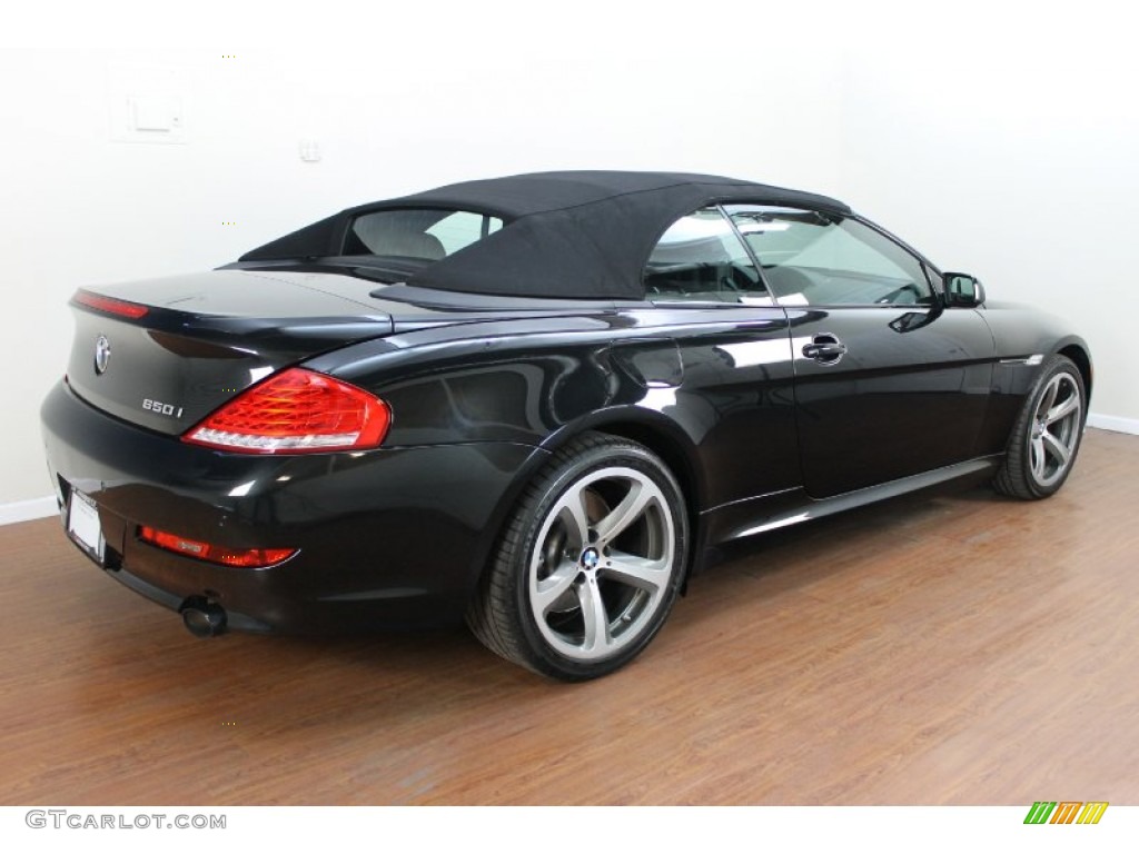 Black Sapphire Metallic 2010 BMW 6 Series 650i Convertible Exterior Photo #72009858