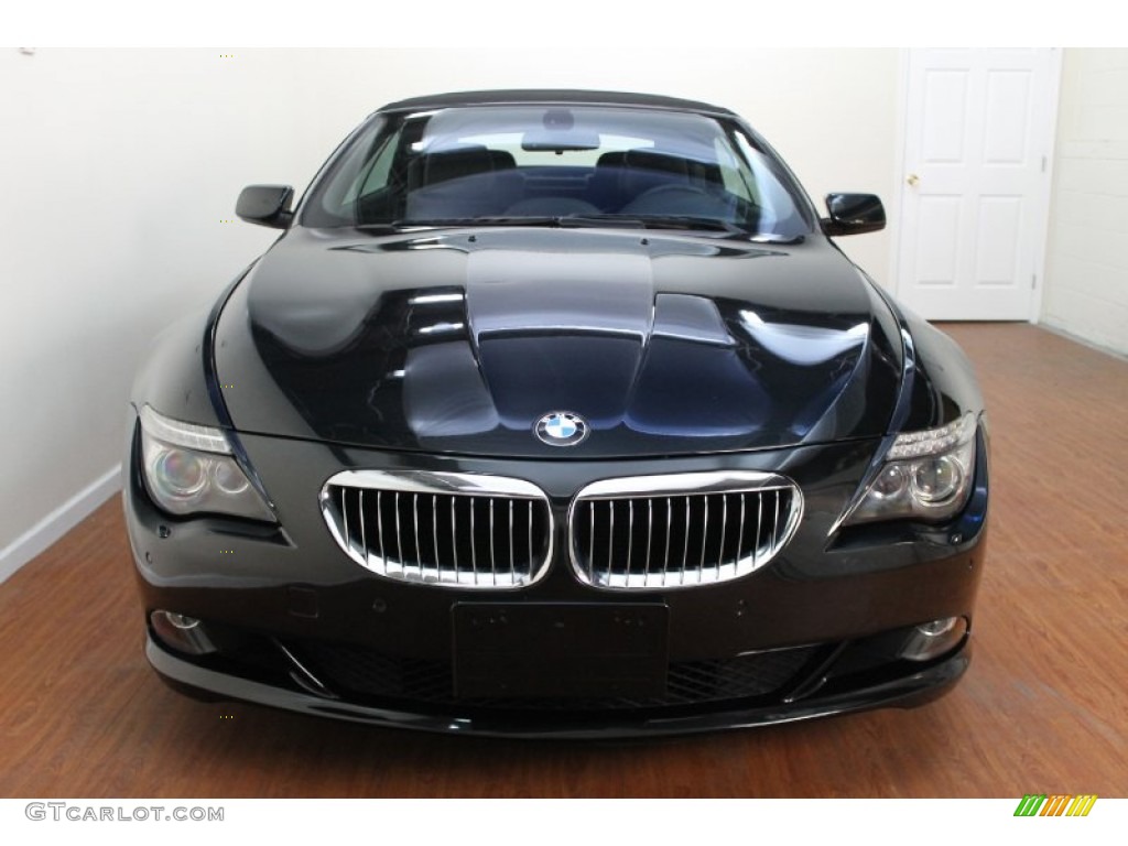Black Sapphire Metallic 2010 BMW 6 Series 650i Convertible Exterior Photo #72009927