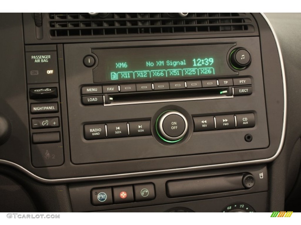 2010 Saab 9-3 Aero Convertible Audio System Photo #72009951