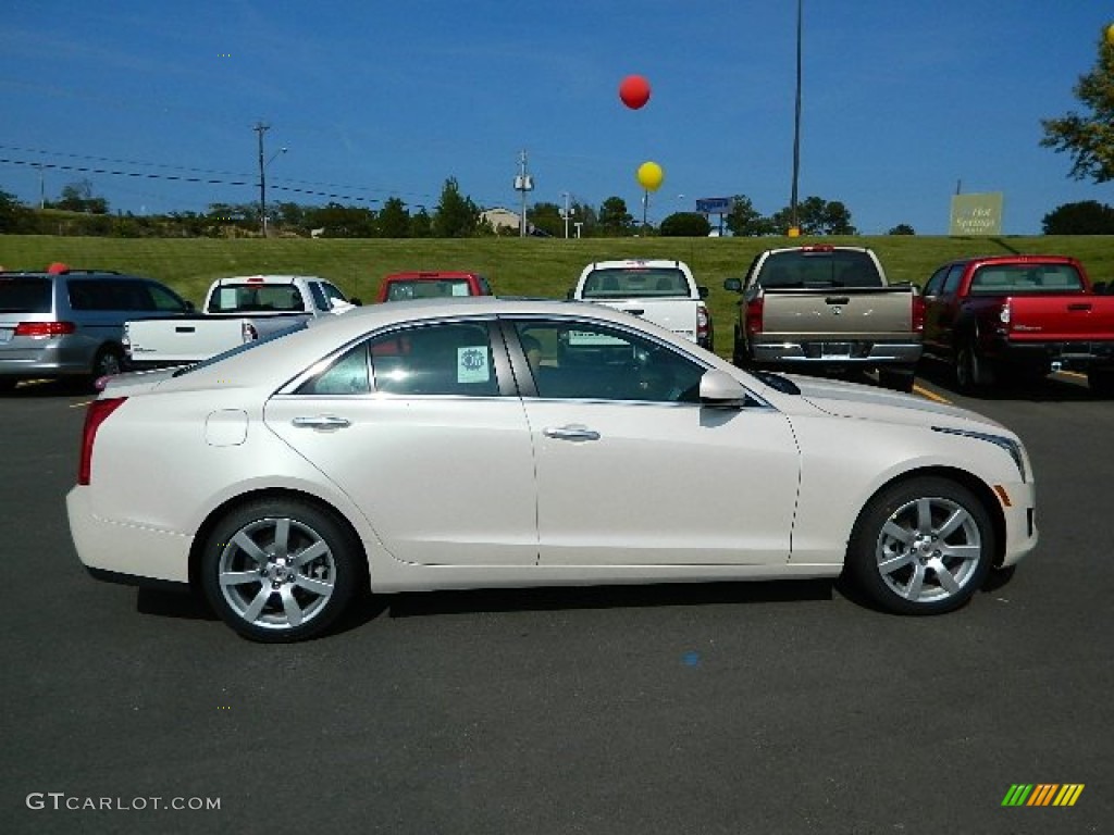 White Diamond Tricoat 2013 Cadillac ATS 2.5L Exterior Photo #72010209