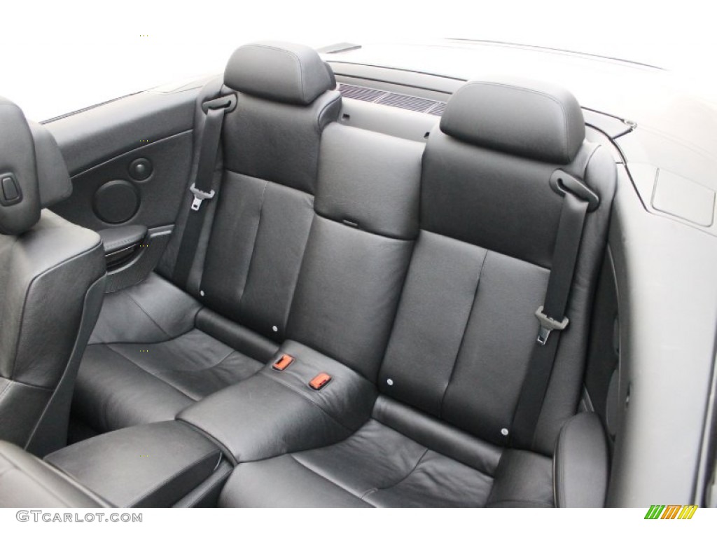 2010 BMW 6 Series 650i Convertible Rear Seat Photo #72010218