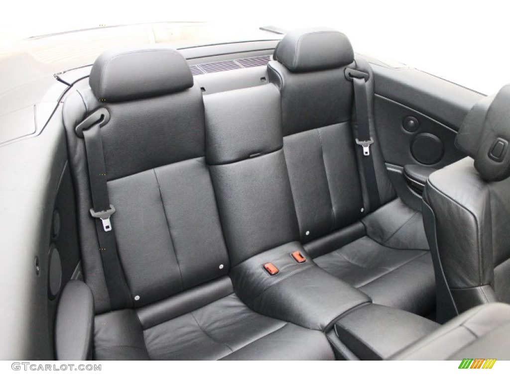 2010 BMW 6 Series 650i Convertible Rear Seat Photo #72010238