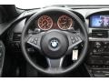 Black 2010 BMW 6 Series 650i Convertible Steering Wheel