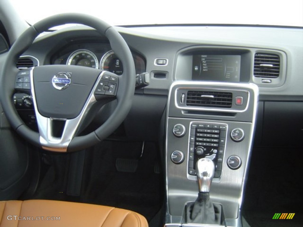 2013 Volvo S60 T5 Beechwood/Off Black Dashboard Photo #72011372