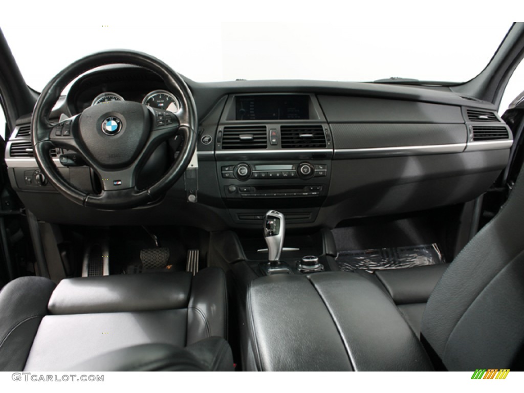 2010 BMW X5 M Standard X5 M Model Black Dashboard Photo #72012378