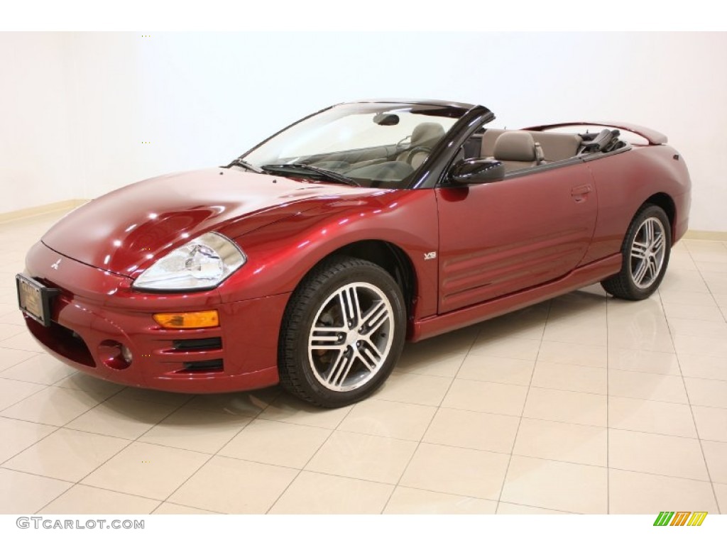 Ultra Red Pearl 2004 Mitsubishi Eclipse Spyder GT Exterior Photo #72012579