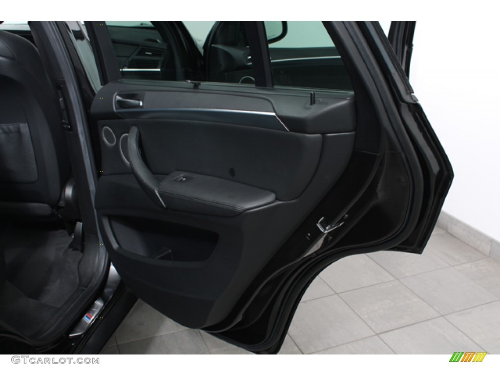2010 BMW X5 M Standard X5 M Model Black Door Panel Photo #72012591