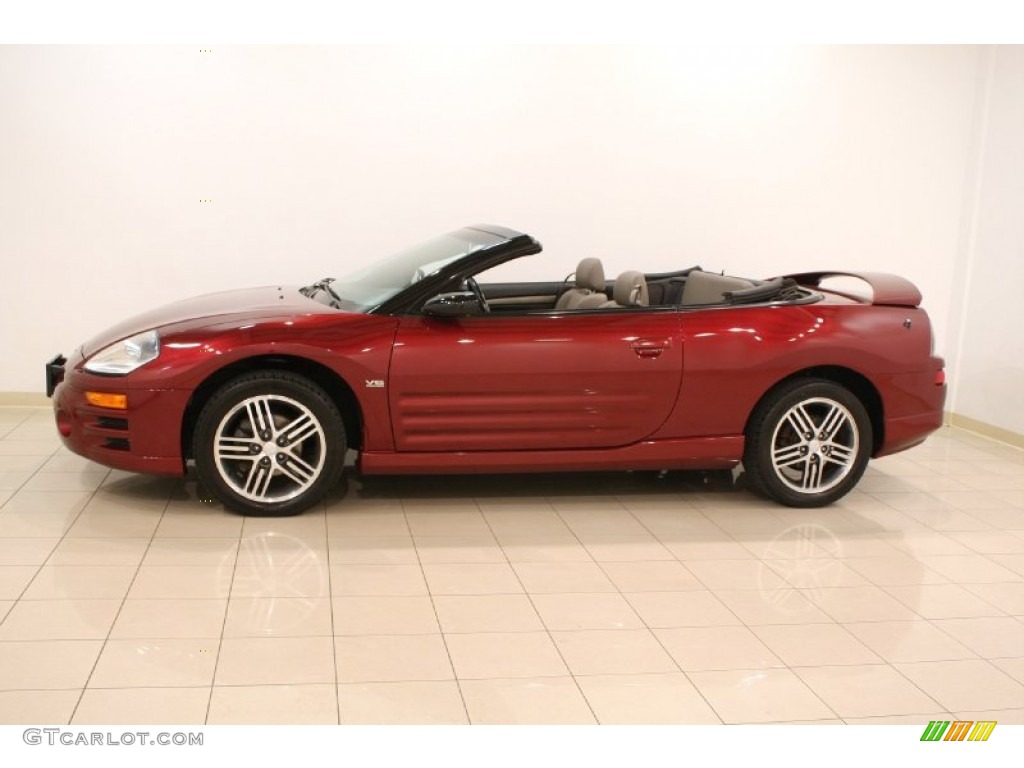 Ultra Red Pearl 2004 Mitsubishi Eclipse Spyder GT Exterior Photo #72012603
