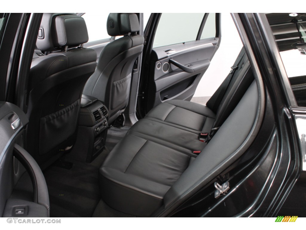 2010 BMW X5 M Standard X5 M Model Rear Seat Photos