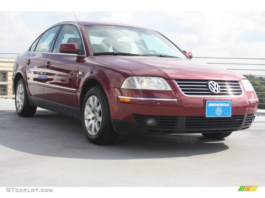2003 Passat GLS Sedan - Colorado Red Pearl / Beige photo #1