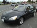 2003 Nighthawk Black Pearl Honda Accord EX V6 Sedan  photo #1