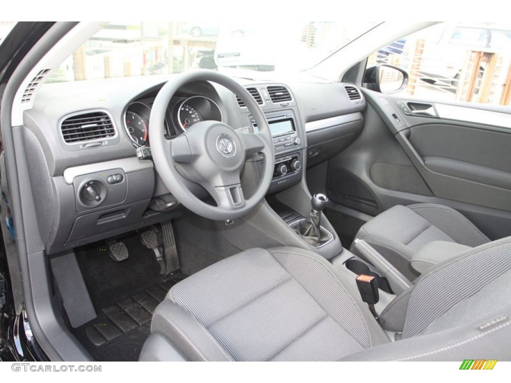 Titan Black Interior 2013 Volkswagen Golf 2 Door Photo #72016137