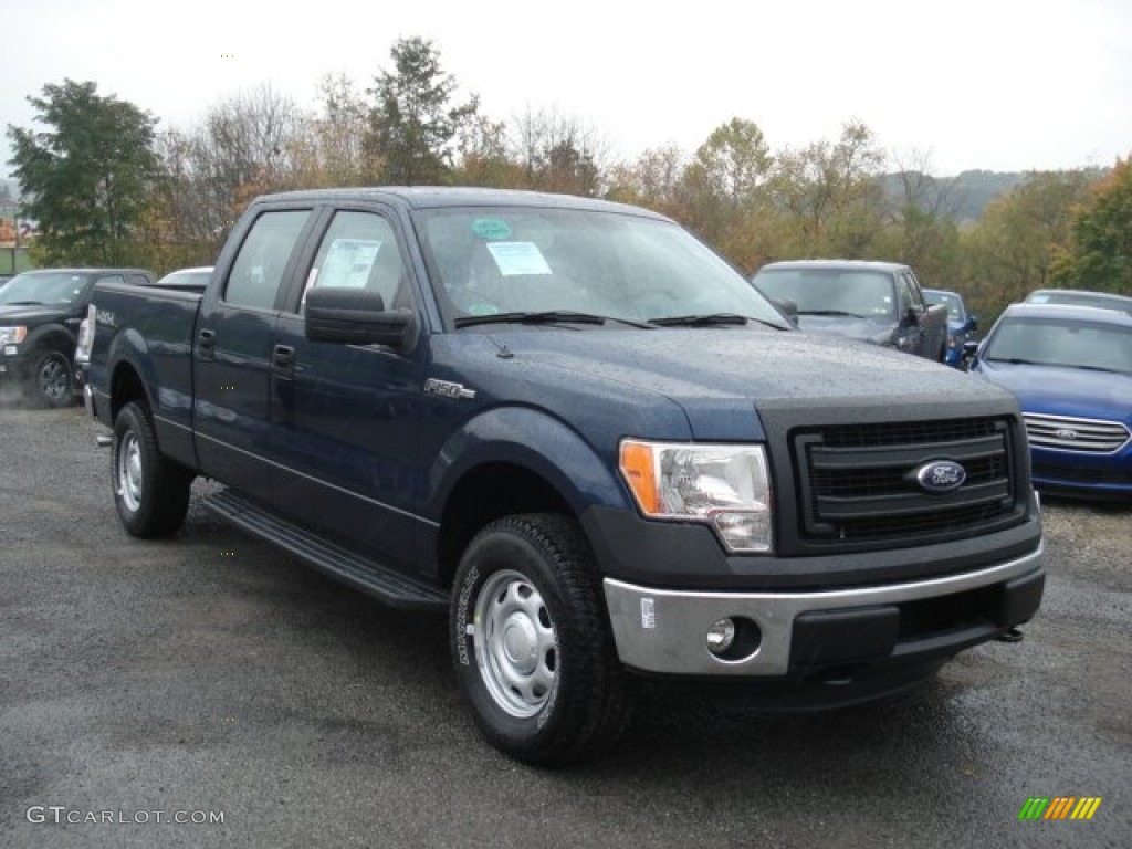 Blue Jeans Metallic 2013 Ford F150 XLT SuperCrew 4x4 Exterior Photo #72016236