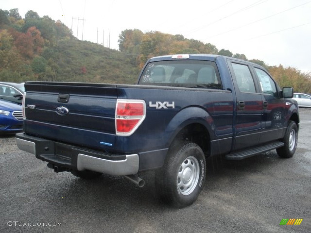Blue Jeans Metallic 2013 Ford F150 XLT SuperCrew 4x4 Exterior Photo #72016377