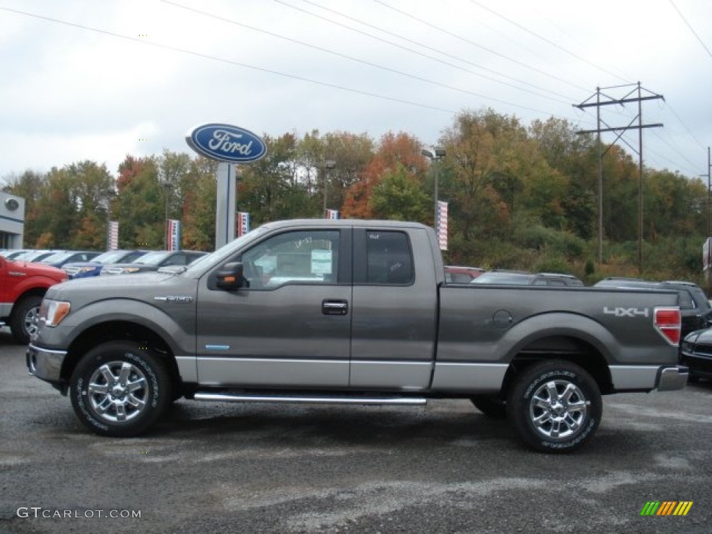 Sterling Gray Metallic 2013 Ford F150 XLT SuperCab 4x4 Exterior Photo #72016769
