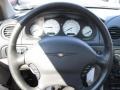 2002 Chrysler 300 Light Taupe Interior Steering Wheel Photo