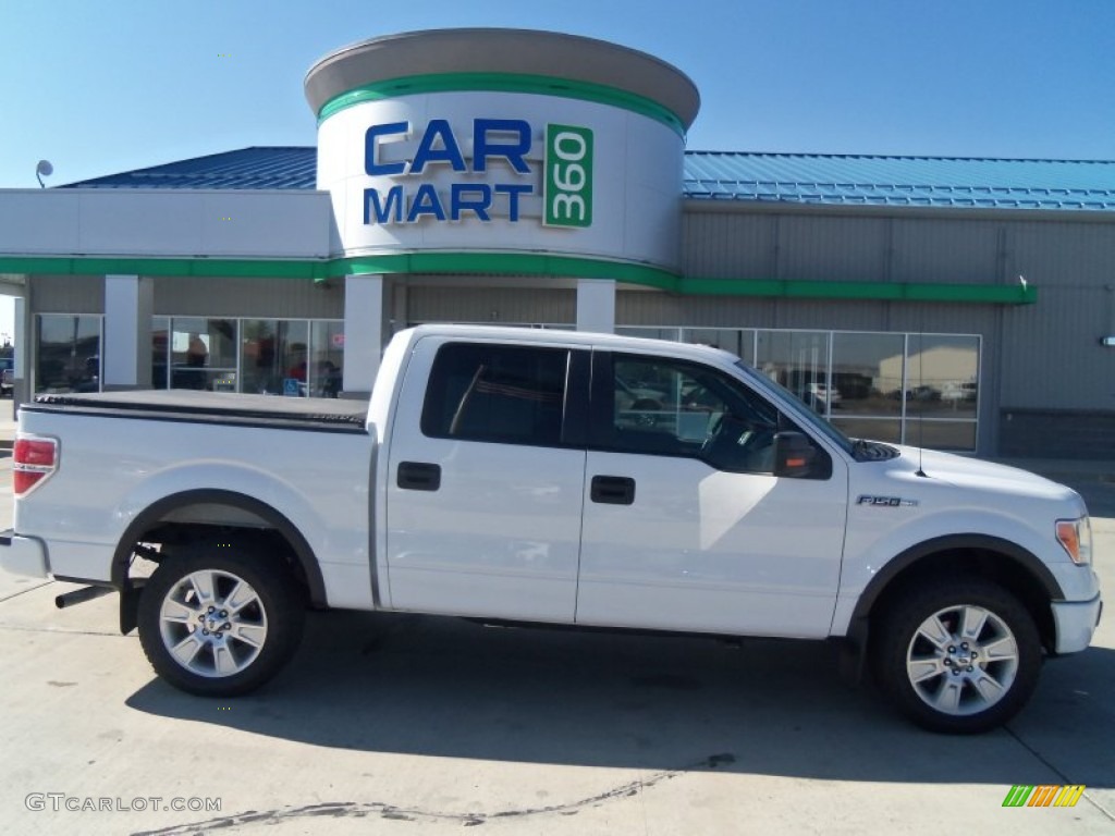 2010 F150 FX4 SuperCrew 4x4 - Oxford White / Black photo #26