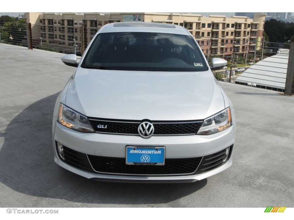 2013 Jetta GLI Autobahn - Frost Silver Metallic / Titan Black photo #2