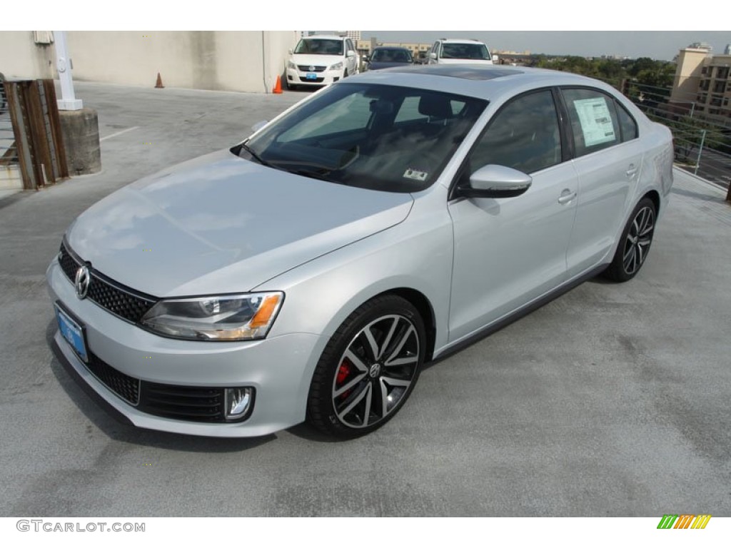2013 Jetta GLI Autobahn - Frost Silver Metallic / Titan Black photo #3
