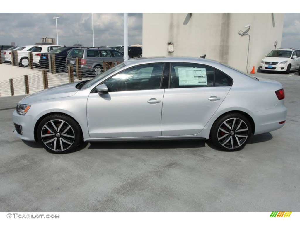 2013 Jetta GLI Autobahn - Frost Silver Metallic / Titan Black photo #5