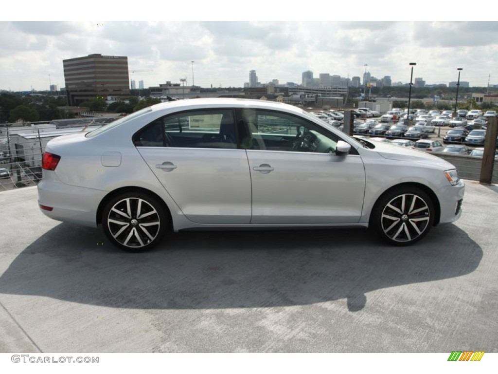 2013 Jetta GLI Autobahn - Frost Silver Metallic / Titan Black photo #9