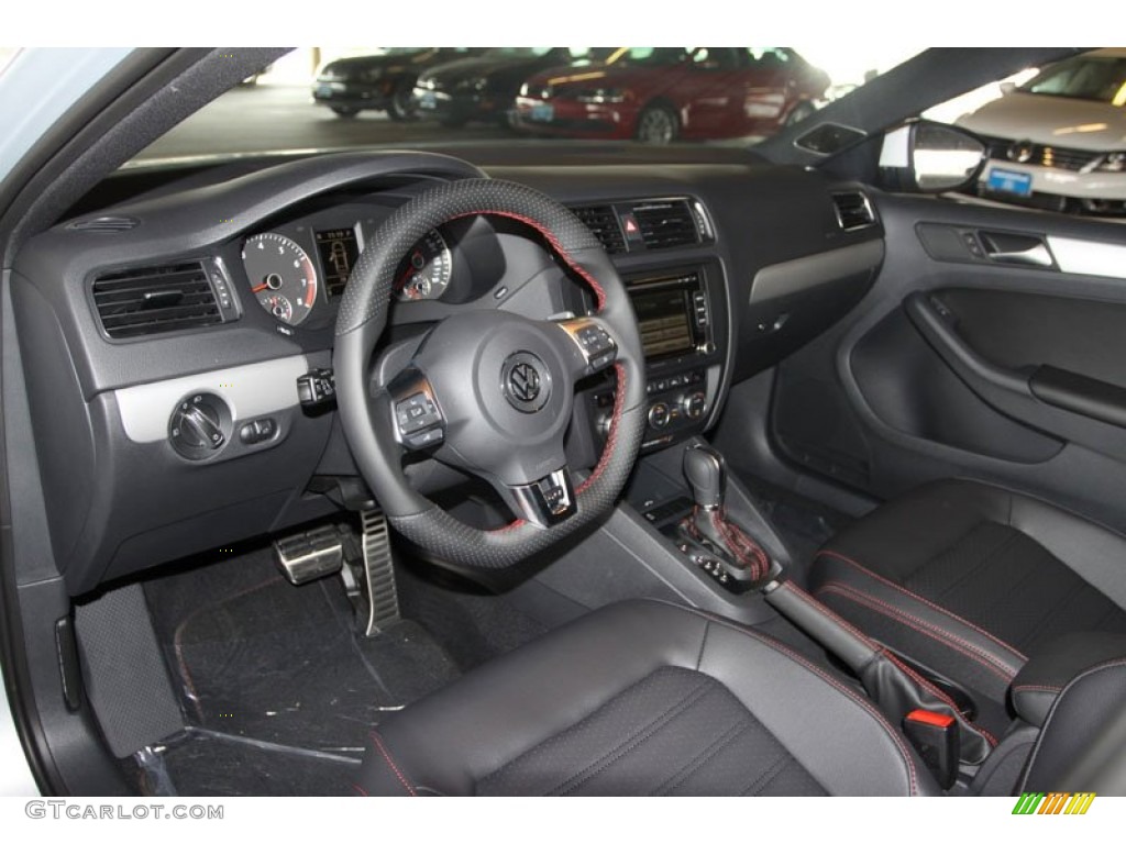 2013 Jetta GLI Autobahn - Frost Silver Metallic / Titan Black photo #11