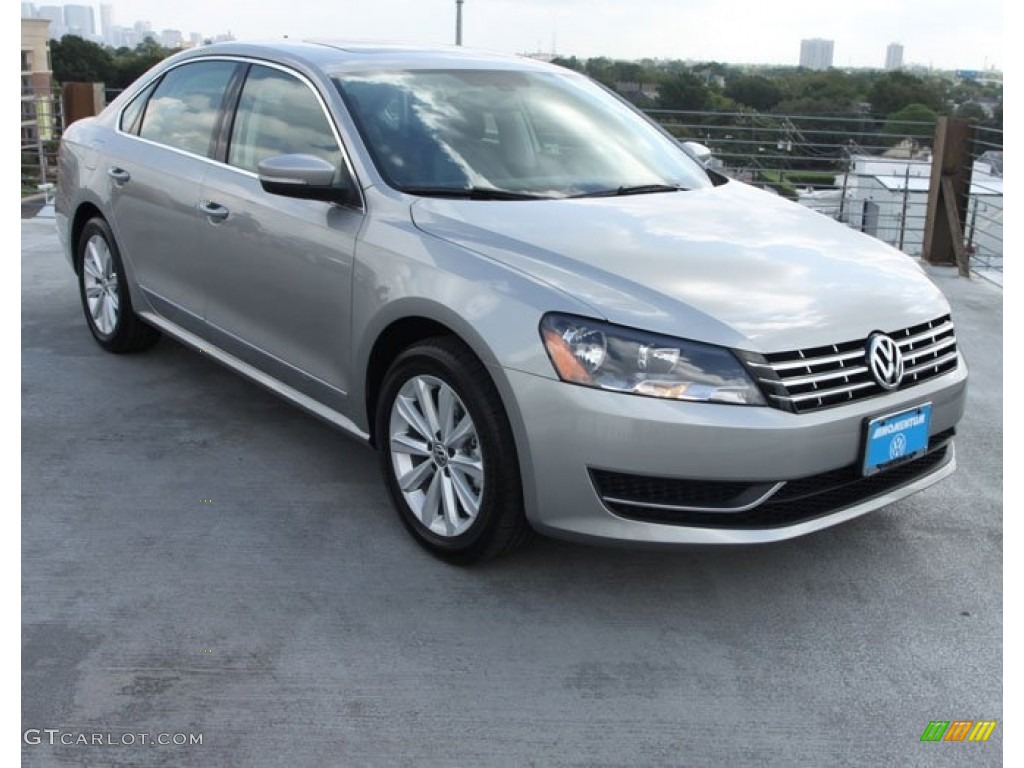 2013 Passat 2.5L SEL - Tungsten Silver Metallic / Titan Black photo #1