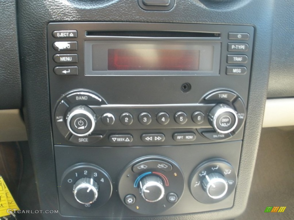 2009 Pontiac G6 Sedan Controls Photo #72020061