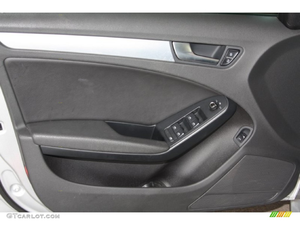 2009 A4 2.0T Premium quattro Sedan - Ice Silver Metallic / Black photo #8